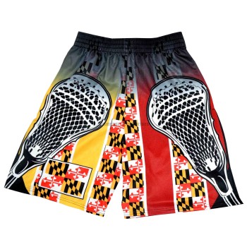 Reversible Lifestyle Maryland Flag Stick Shorts